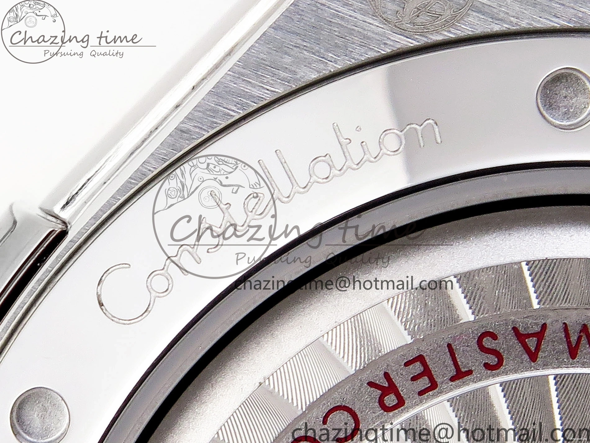 0122 Snug Constellation 39mm SS ASWF 1:1 Best Edition Black Dial on SS Bracelet A 7771